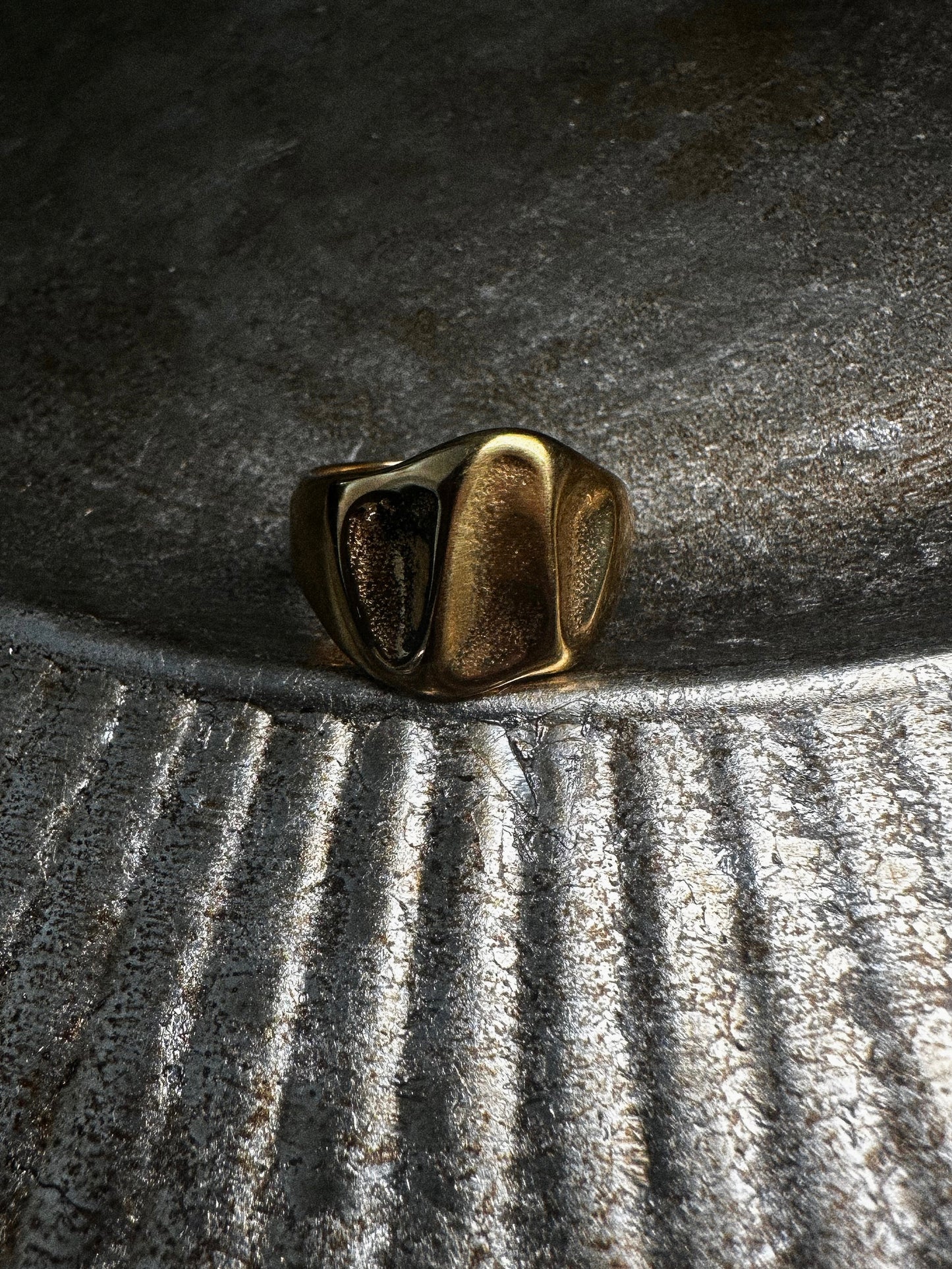 Paved Gold Ring