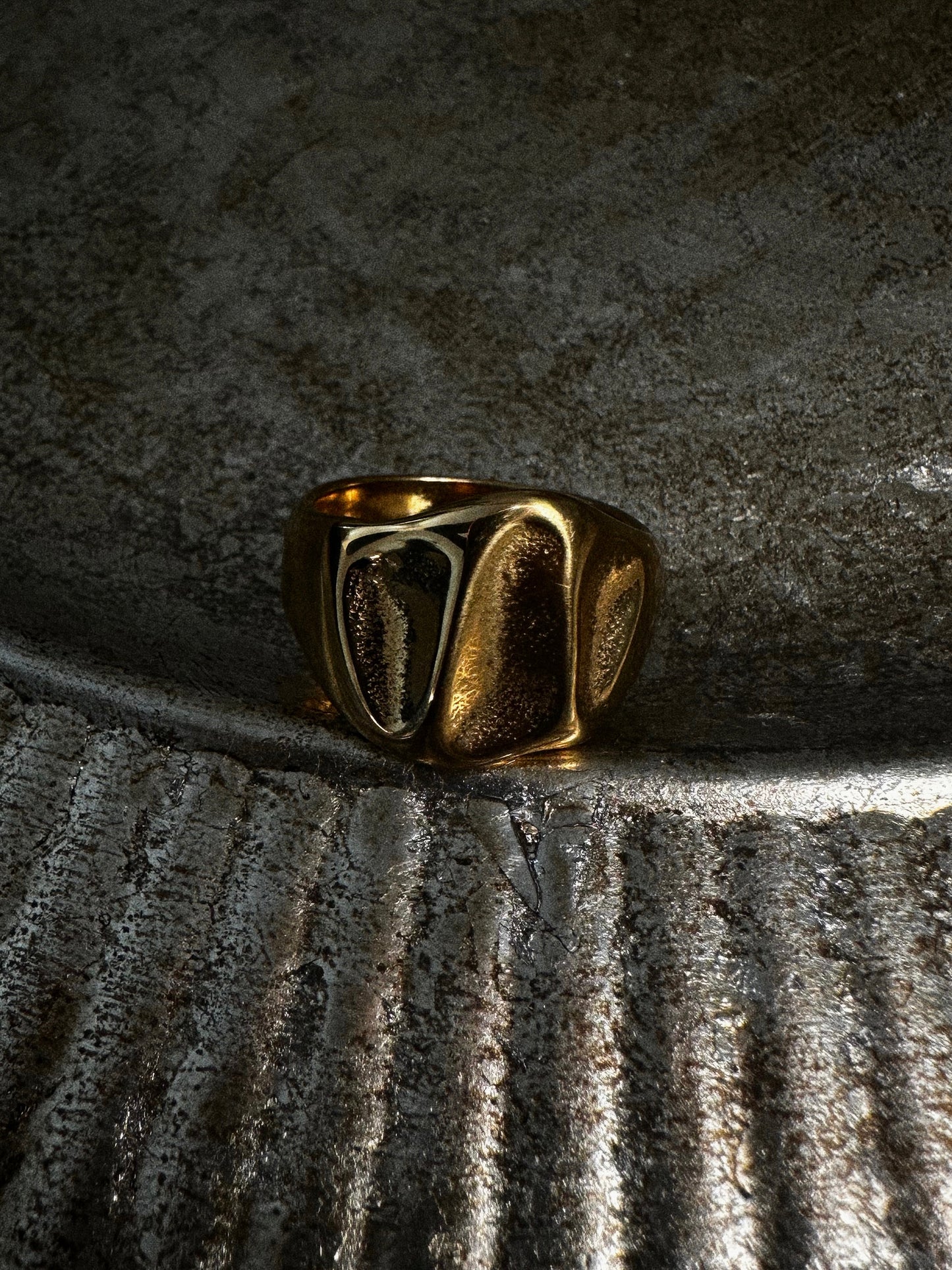 Paved Gold Ring